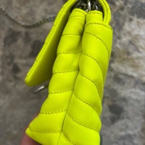 Rebecca minkoff lime green crossbody bag never used